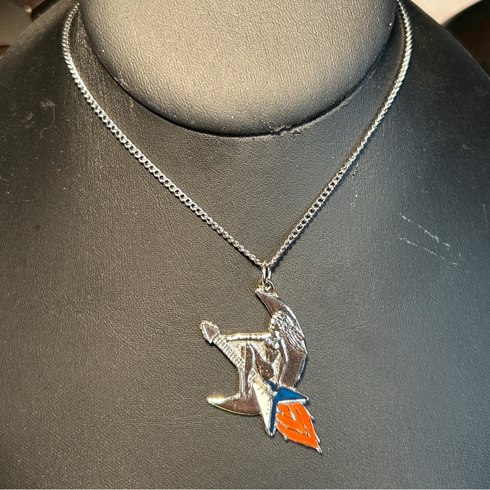 *RARE* Deadstock Vintage Guitar Babe Necklace